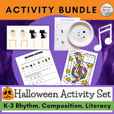 6 Elementary Music Activities for Halloween - MUSIC BUNDLE