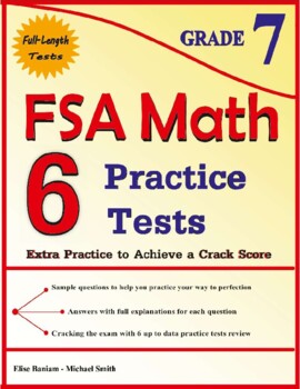 Preview of 6 FSA Math Practice Tests Grade 7