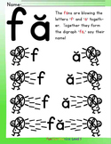 #6 Fun Fun Phonics (16 pages Ff, af, and fa') Complete Answer Key