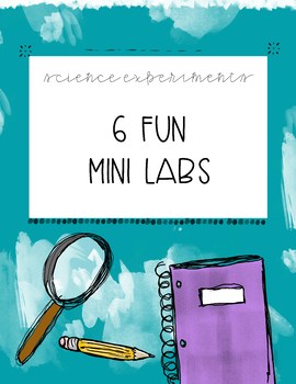 Preview of 6 Fun Science Experiments or Centers - Mini Lab - Eye on the Exhibit