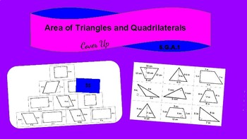 Preview of 6.G.A.1 Interactive Digital Activity (Area of Triangles, Quadrilaterals)