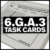 6.G.A.3 Graph Polygons & Find Measures of Side Lengths Task Cards