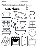 7 German der/die/das Vocabulary Review Pages! Essen/Obst/G