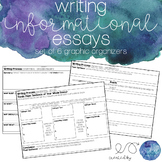 6 Graphic Organizers for Writing Informational Essays - PDF, PPT, & Google