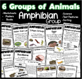 6 Groups of Animals Amphibian Group Worksheets, Book, & Posters