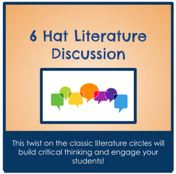 Preview of 6 Hat Book Discussions