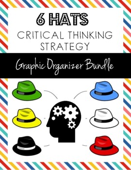 Preview of 6 Hats Critical Thinking Strategy Bundle