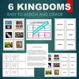 6 Kingdoms Living Things (Bacteria, Fungi, etc) Sort & Mat