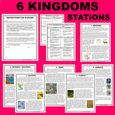 6 Kingdoms of Life STATIONS Reading Activity - Bacteria, P