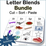 6 Letter Blends (Digraphs) Cut Sort & Paste BUNDLE - Readi