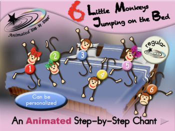 Preview of 6 Little Monkeys Jumping on the Bed Chant - Regular