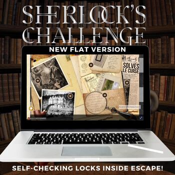 10 Lock Sherlock's Challenge Virtual Escape Room for Team-Building