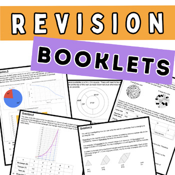 Preview of 6 MYP Maths mixed topic revision booklets (eAssessment prep)