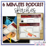 6 Minutes Podcast Sketches, Doodles for Comprehension [DIG