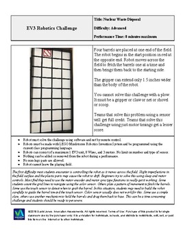 Preview of 6. "Nuclear Waste Disposal" - EV3 Robotics Challenge