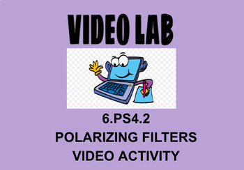 Preview of 6.PS4.2 Polarizing Filters Video Activity OAS NGSS