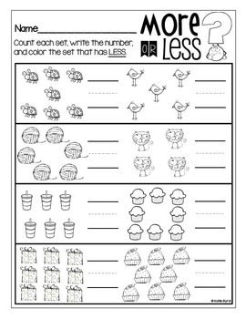 6 pack count and compare numbers less by katie byrd tpt