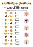6 Pages Thanksgiving Grade 3 Worksheet / Homework