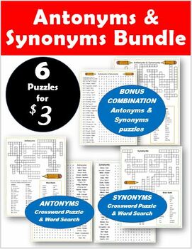 Antonyms groups 1-8 by Schultz's Tutoring and Playgroups