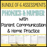 6 Quick Phonics & Number Assessments with Home Communicati