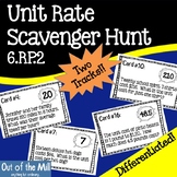 6.RP.2 Unit Rate Scavenger Hunt