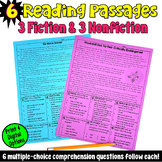 Reading Passages with Comprehension Questions in Print and