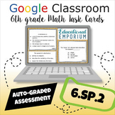 6.SP.2 Math Task Cards 6th Grade Google ★ Center, Spread &