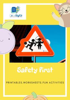 safety first homeschool classroom learning printables with worksheets