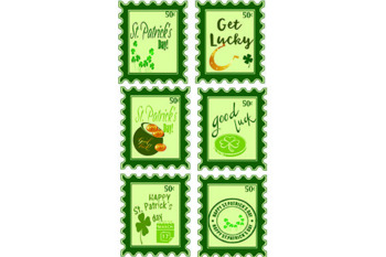 Preview of 6 St. Patricks day Stamps