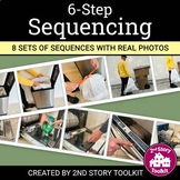 6 Step Sequencing with Real Photos + BOOM Cards
