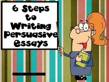 Preview of 6 Steps to Persuasive Writing PowerPoint w/ Video Clips