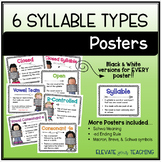6 Syllable Types Posters & MORE!