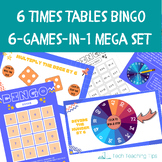 6 Times Tables Bingo 6 Games in 1