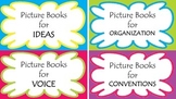 6 Traits Book Bin Labels for Picture Books