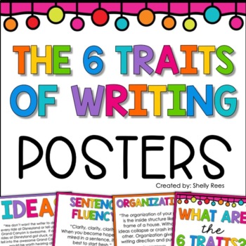 Preview of 6 Traits of Writing Posters - Quotes for Each Trait