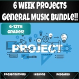 6 WEEKS PROJECT BUNDLE!!! Music Projects!