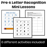 6 Week Letter Recognition Small Group Plan