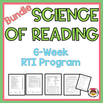 Preview of 6-Week Science of Reading - RTI - Phonics, Reading Comprehension & Fluency