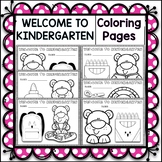 6 Welcome to Kindergarten Coloring pages