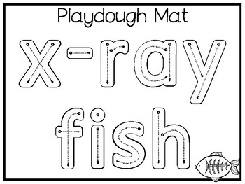 6 x ray fish my favorite animal preschool trace and color worksheets