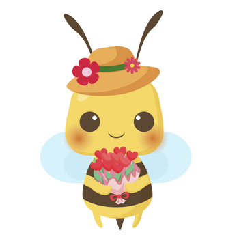 Cute Bee Clip Art, > Clip Art > Holiday Clip Art > Valentine's Day Clip  Art > Bee