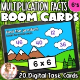 6's Multiplication Facts BOOM Cards | Digital Task Cards