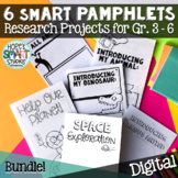 6 smART Research Pamphlets - Research Projects for Grades 3 to 6