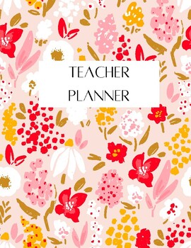 Preview of 6 weeks Teacher Planner