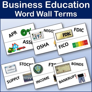 Preview of 60 Business Education Word Wall Terms