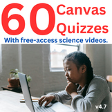 60 Canva Quizzes with Free-access Science Videos. V4.7