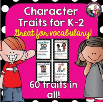 Preview of Character Traits List BUNDLE