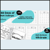 60 Days of Math Challenges | 4th Grade Math Worksheets