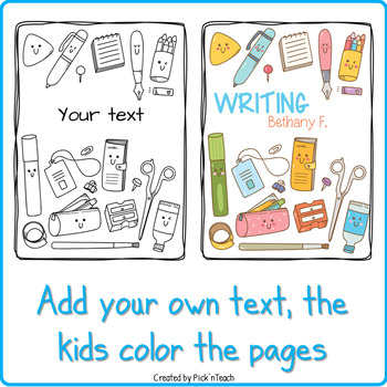 Doodle Coloring Book!  Google Slides & PowerPoint