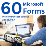 60 Microsoft Forms Science Quizzes with Free-Access Scienc